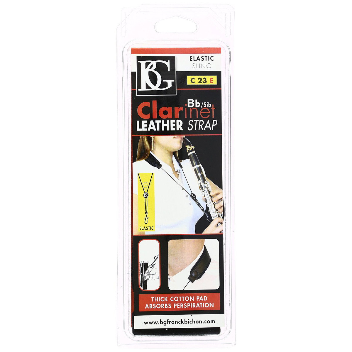 CORDON CLARINETE - B.G.C23E ELASTICA. CUERO