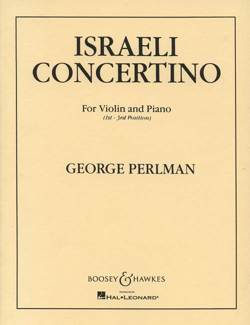 PERLMAN G. - CONCERTINO ISRAELI
