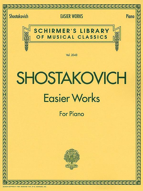 SHOSTAKOVICH D. -  EASIER WORKS FOR PÌANO