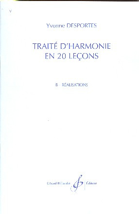 DESPORTES Y. - TRAITE D-HARMONIE (20 LECCIONES) REALISATIONS -