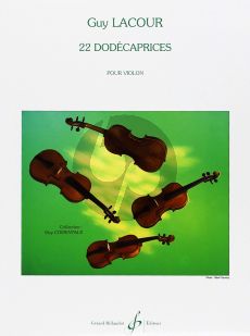 LACOUR G. - DODECAPRICES (22) VIOLIN