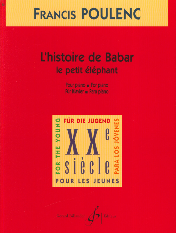 POULENC F. - HISTORIA DE BABAR -