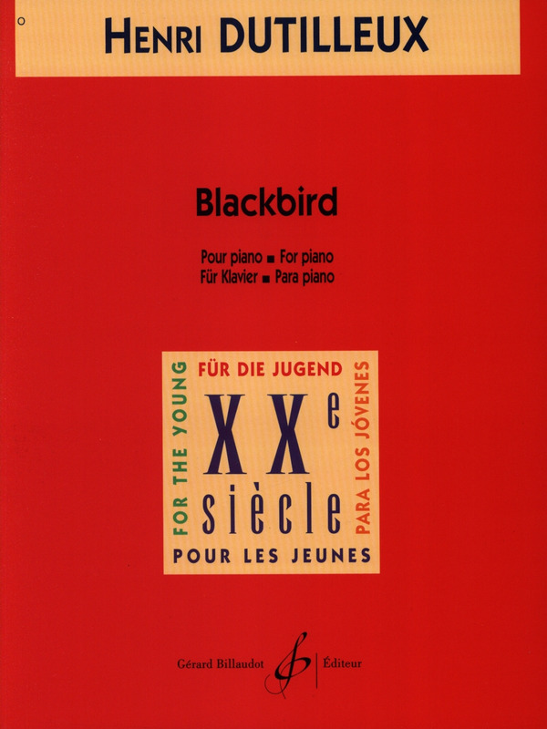 DUTILLEUX H. - BLACKBIRD -