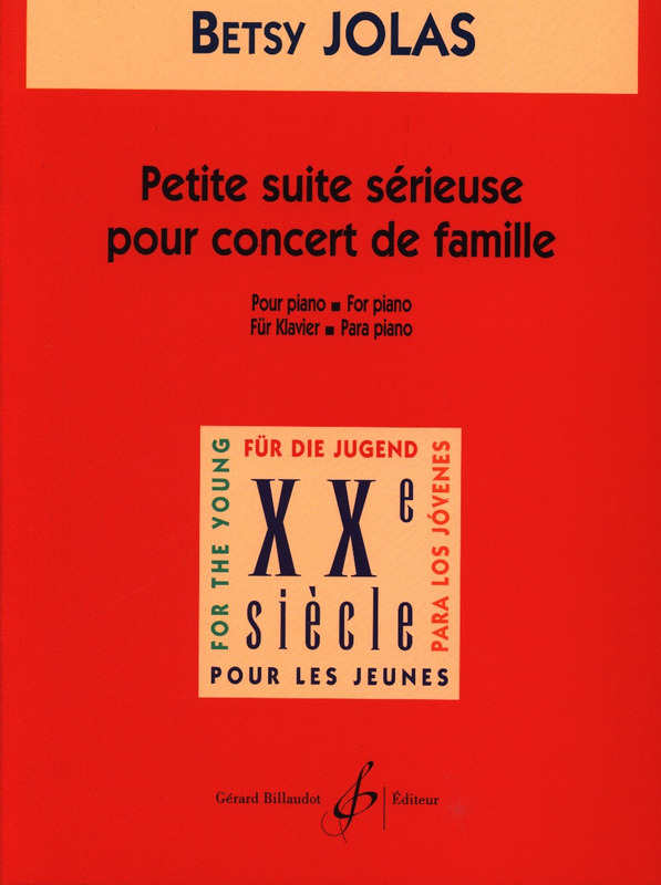 JOLAS B. - PETITE SUITE SERIEUSE POUR CONCERT... -