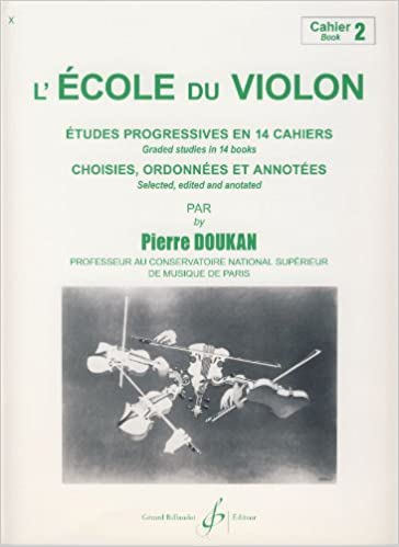 DOUKAN P. - ESCUELA DEL VIOLIN V.2 (ESTUDIOS PROGR.) -