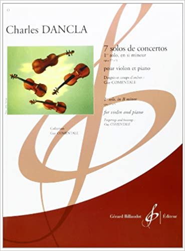 DANCLA CH. - SOLO DE CONCIERTO Nº1 SI m (DE 7 SOLOS DE CONCIERTO) - OP.77