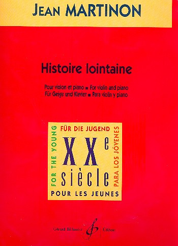 MARTINON J. - HISTOIRE LOINTAINE -
