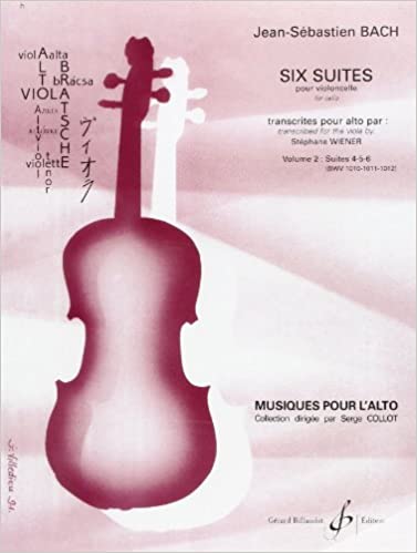 BACH J.S. - SUITES (6) V.2 ORIGINALES PARA CELLO - BWV.1010/1/2