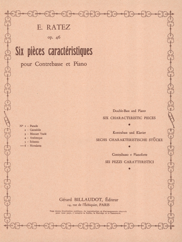 RATEZ E. - NOVELETTE - OP.46 Nº6