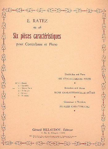 RATEZ E. - PIEZAS CARACTERISTICAS (6) Nº3 - OP.46 Nº3