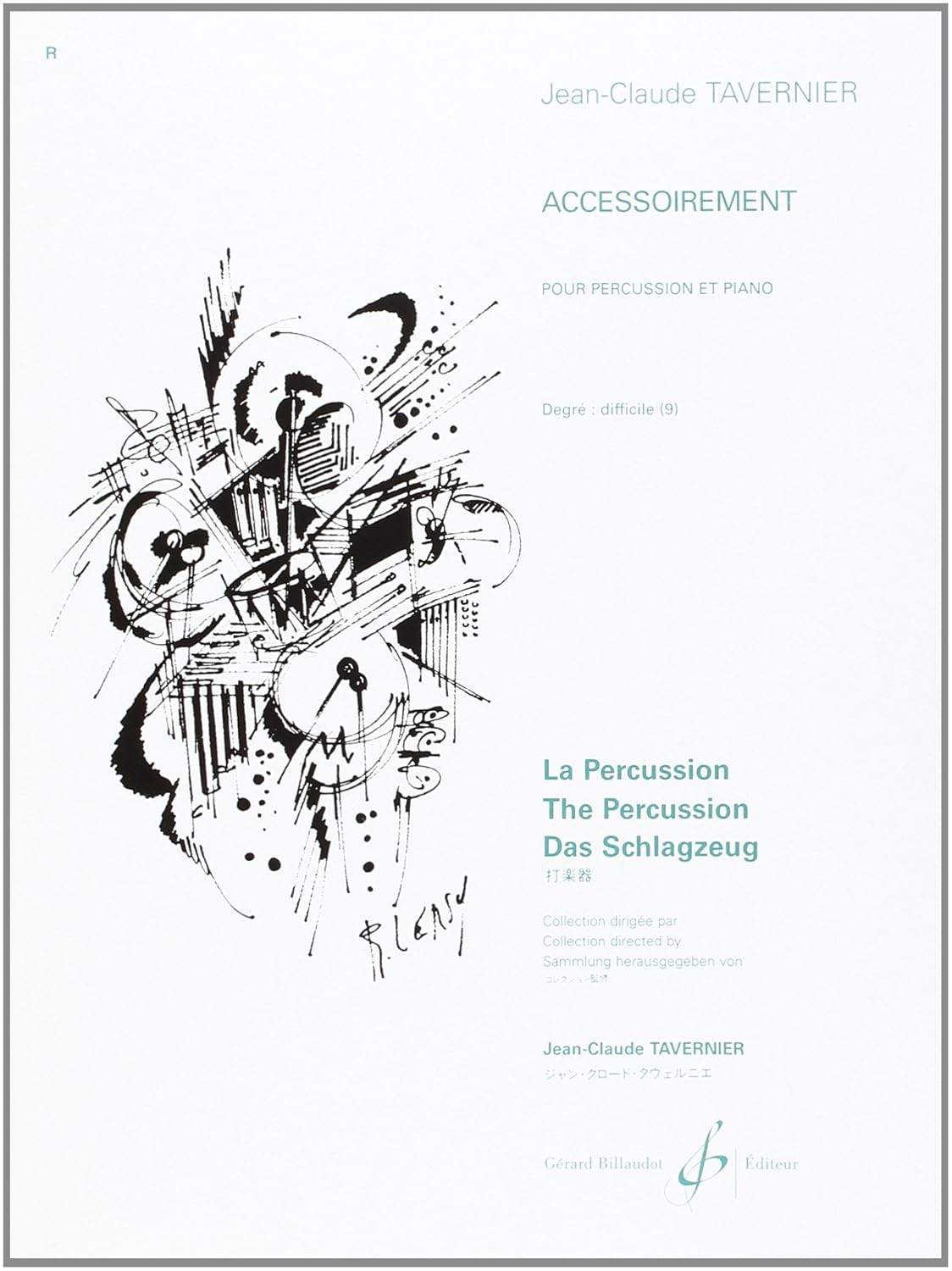 TAVERNIER J.C. - ACCESSOIREMENT PERCUSION Y PIANO
