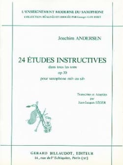 ANDERSEN J. - (24 ESTUDIOS INSTRUCTIVOS EN TODOS LOS TONOS OP.30 SAXOFON