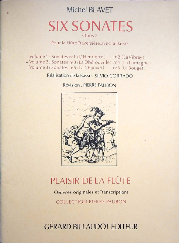 BLAVET M. - SONATAS V.2 (3-4) (6) - OP.2