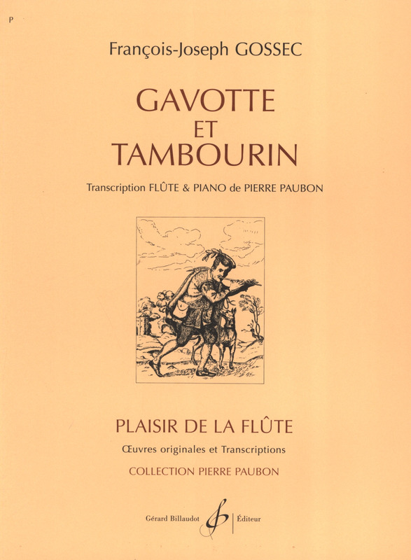 GOSSEC F.J. - GAVOTTE ET TAMBOURIN -