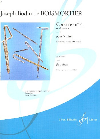 BOISMORTIER J.B. - CONCIERTO SI m - OP.15 Nº4