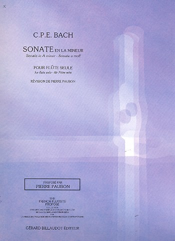 BACH C.P.E. - SONATA LA m - WQ.132