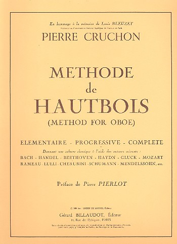CRUCHON P. - METODO DE OBOE ELEMENTAL Y PROGRESIVO -