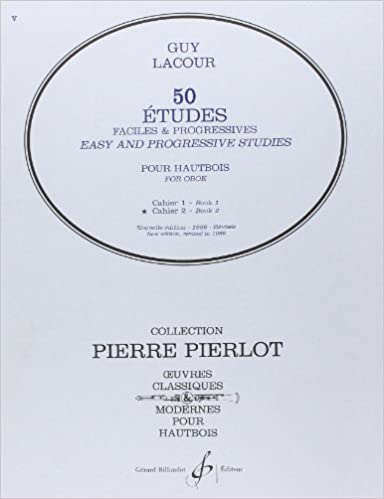 LACOUR G. - ESTUDIOS FACILES Y PROGRESIVOS V.2 (50) -(OBOE)