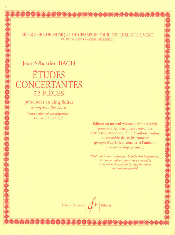 BACH J.S. - ESTUDIOS CONCERTANTES -