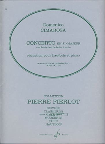 CIMAROSA D. - CONCIERTO SIb M - OBOE Y PIANO -
