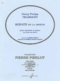 TELEMANN G.P. - SONATA LA m - OBOE Y PIANO -