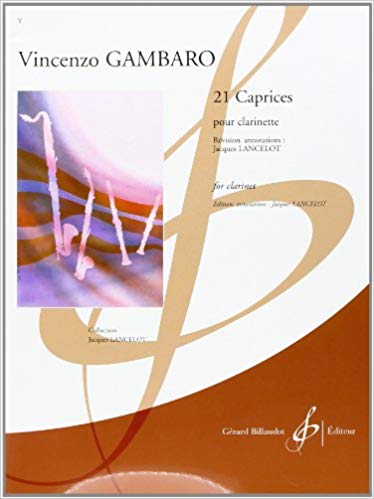 GAMBARO V. - CAPRICHOS (21) -  CLARINETE -