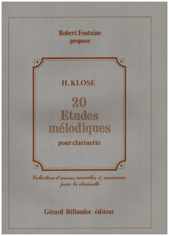 KLOSE H. - ESTUDIOS MELODICOS (20) -