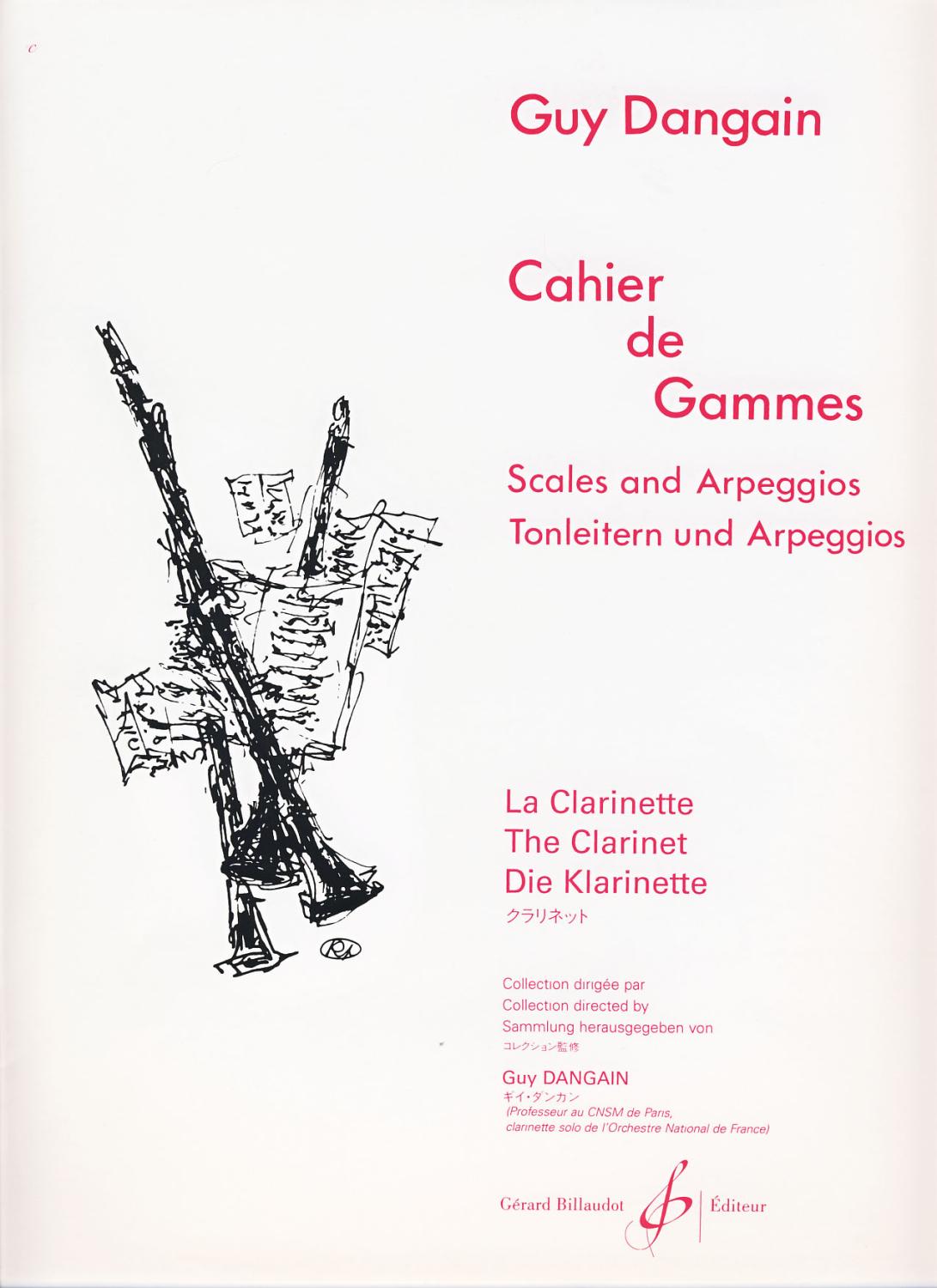 DANGAIN G. - CUADERNO DE ESCALAS Y ARPEGIOS -