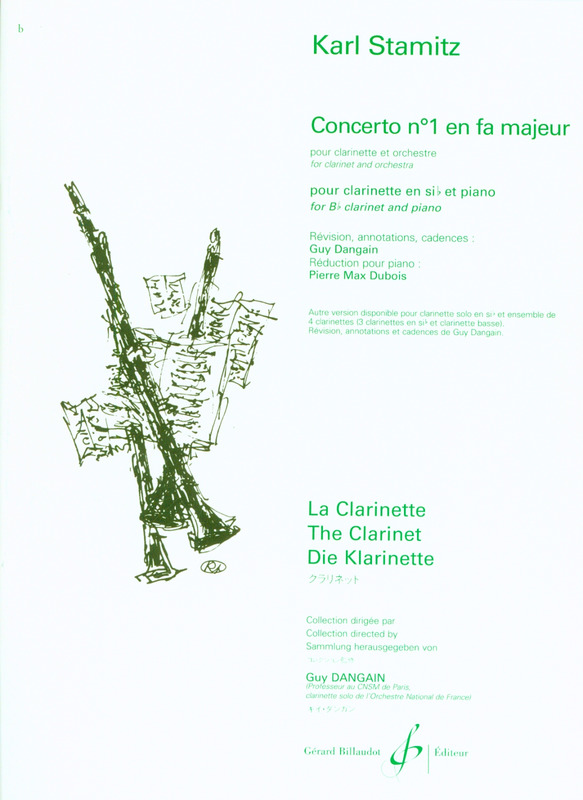 STAMITZ C. - CONCIERTO Nº1 FA M - CLARINETE Y PIANO-