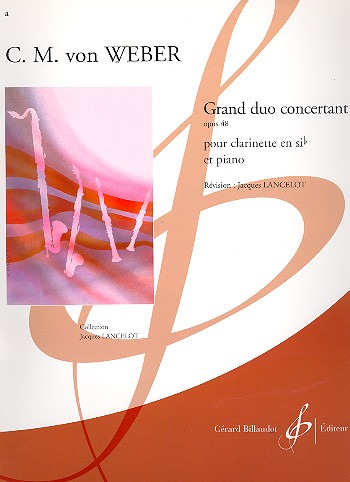 WEBER C.M. - GRAN DUO CONCERTANTE - OP.48 (CL/P)