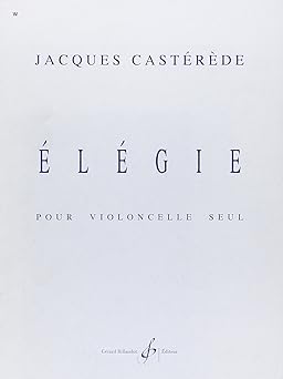 CASTEREDE J. - ELEGIA (VIOLONCELLO)