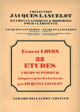 LOYON E. - ESTUDIOS (32) (CLARINETE)