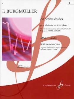 BURGMULLER F. - PEQUEÑOS ESTUDIOS V.2 (20) CLARINETE Y PIANO