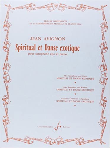AVIGNON J. - ESPIRITUAL Y DANZA EXOTICA - (SAXO/P)