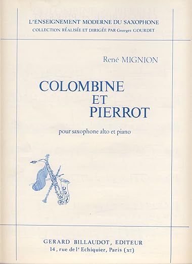 MIGNION R. - COLOMBINE ET PIERROT -