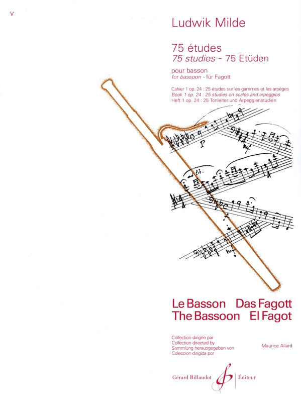 MILDE J. - ESTUDIOS DE ESCALAS Y ARPEGIOS V.1 (1-25) (50) - OP.24