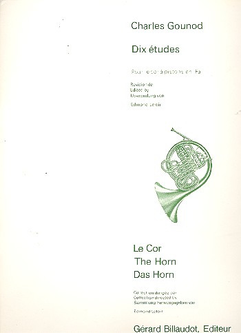 GOUNOD CH. - ESTUDIOS (10) (PISTONES) -