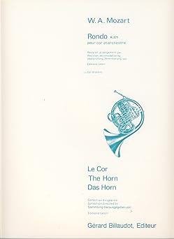 MOZART W.A. - CONCIERTO RONDO MIb M - KV.371