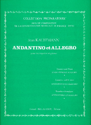 KAUFFMANN J. - ANDANTINO Y ALLEGRO -