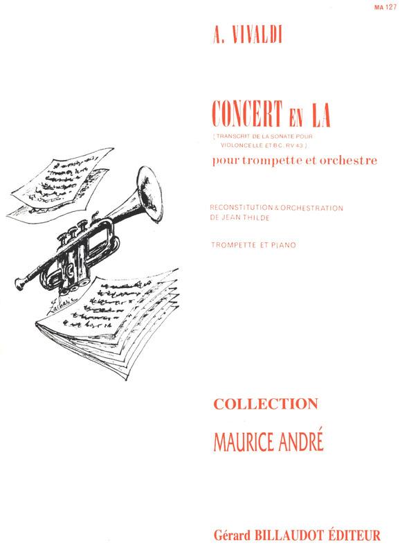 VIVALDI A. - CONCIERTO LA - RV.43
