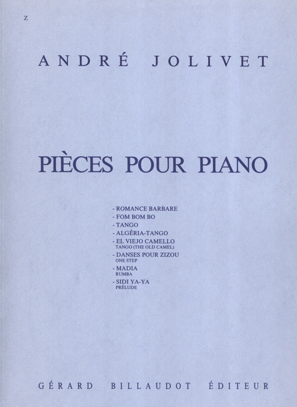 JOLIVET A. - PIEZAS PARA PIANO