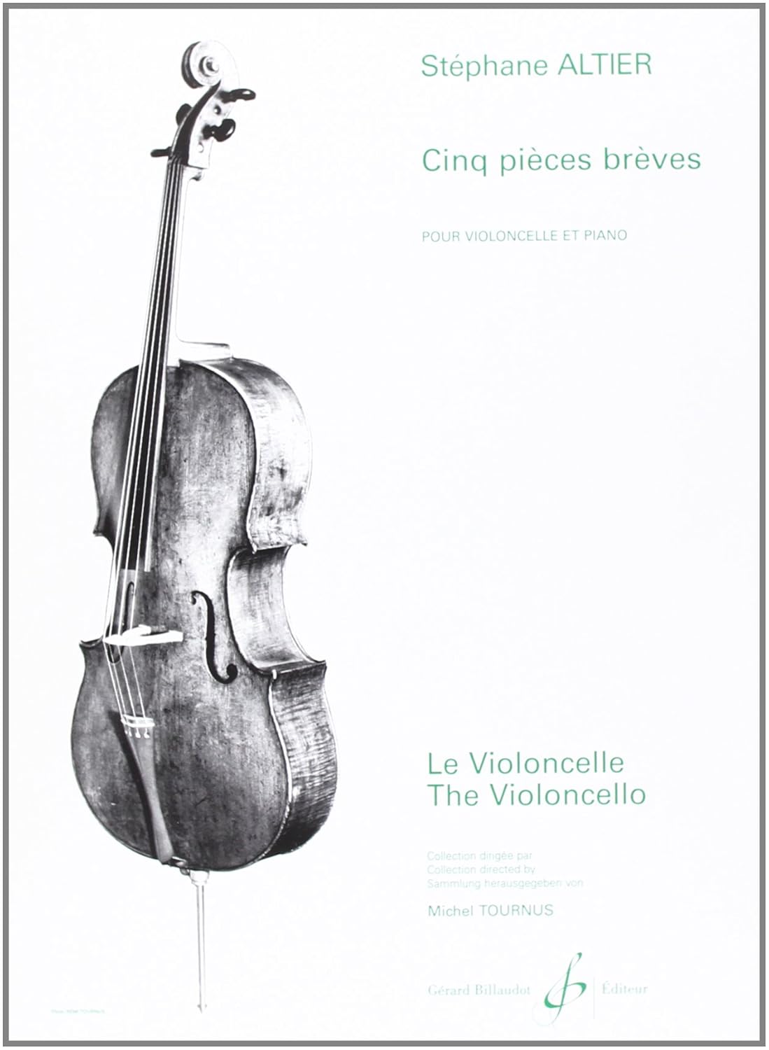 Stephane Altier - Cinq pieces breves (Cello /piano)