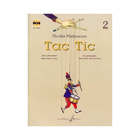 MARTYNCIOW N. - TAC TIC PARA PERCUSION V.2 (+CD)