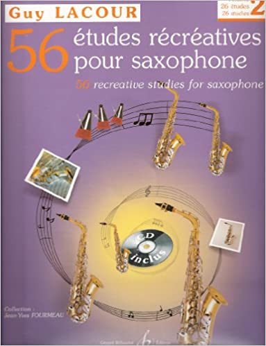 LACOUR G. - ESTUDIOS RECREATIVOS V.2 (56) +CD SAXO