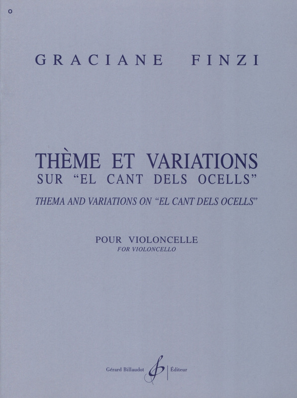 FINZI G. - THEME ET VARIATIONS SOBRE EL CANT DELS OCELLES (VIOLONCELO)