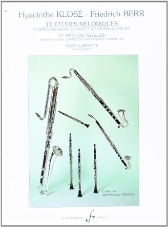 KLOSE (BERR) - ESTUDIOS MELODICOS (12) CLARINETE