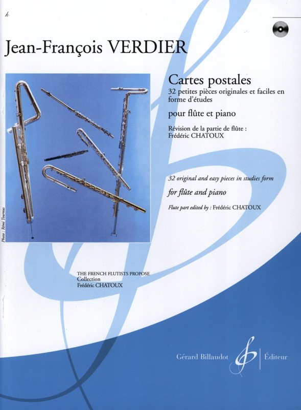 VERDIER J.F. - CARTAS POSTALES +CD (FL/P)