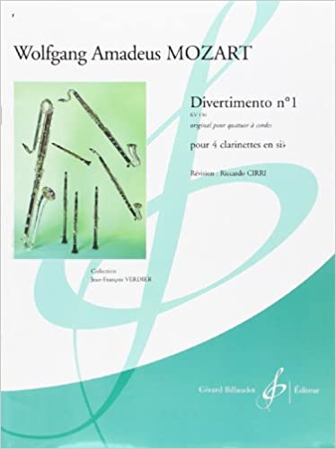 MOZART W.A. - DIVERTIMENTO Nº 1 K.V.136 4 CL
