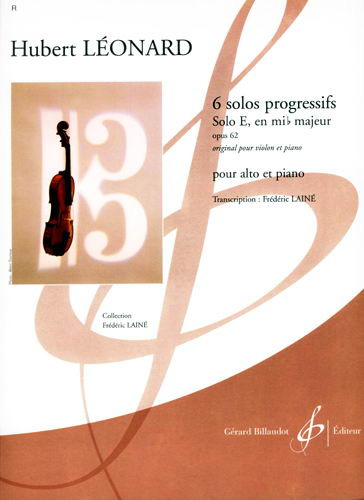 LEONARD H. - 6 SOLOS PROGRESSIFS SOLO E EN MIb M OP.62 (VIOLA Y PIANO)