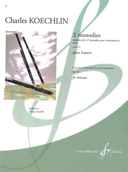 KOECHLIN CH. - MONODIES (2) - FAGOT -